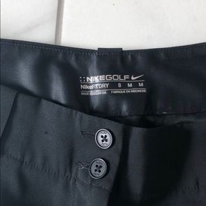 Nike black golf shorts size 8